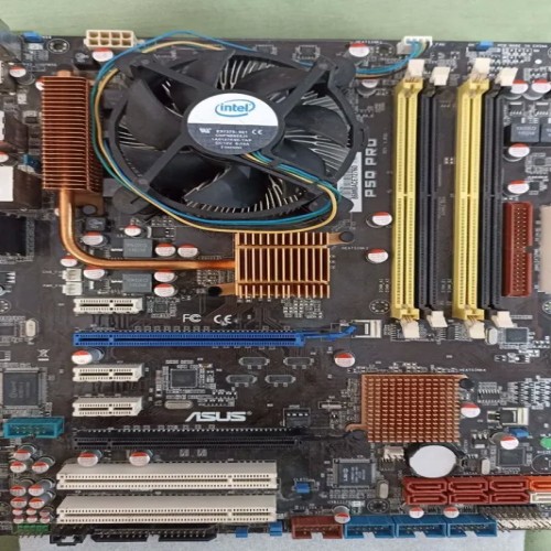 فروش مادربرد P5Q PRO و پردازنده Q9400 با فن و هیت سینک