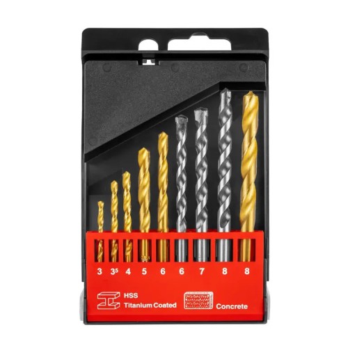 مجموعه 9 عددی مته آهن و بتن رونیکس RH 5585