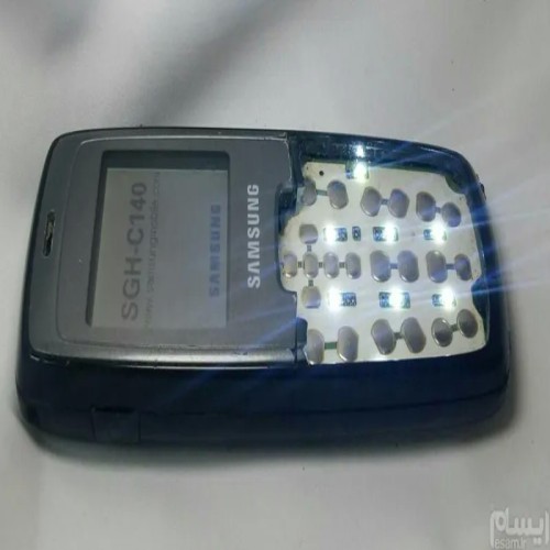 گوشی موبایل سامسونگ C140 سالم و روشن بدون باتری