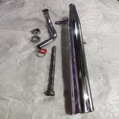 فروش اگزوز کامل یاماها100 لبه دار ایراندوچرخ