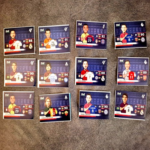 برچسب استیکر فوتبالی کمیاب 2026 کیمدی - مجموعه کامل