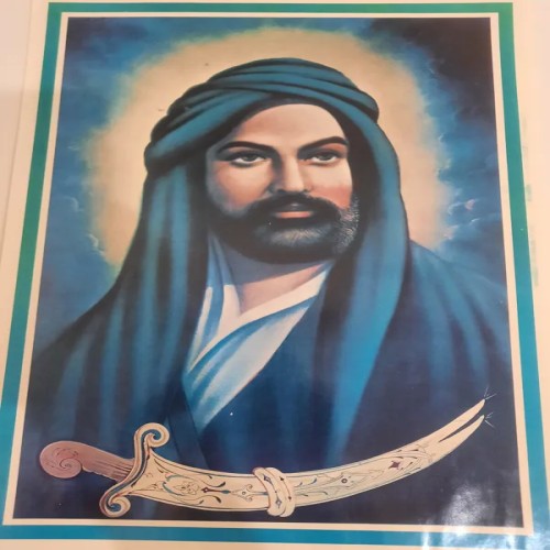 فروش تمثال قدیمی امام علی ابعاد در پایین صفحه