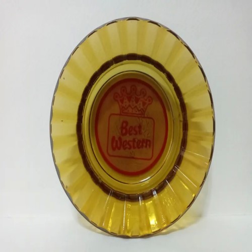 زیر سیگاری قدیمی تبلیغاتی با قطر 11.5 سانتیمتر