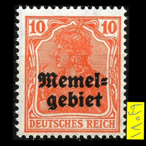 فروش تمبر کلاسیک رایش،سورشارژ نایاب MEMEl GEBIET