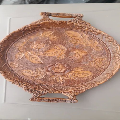 فروش سینی خاص برجسته کار قدیمی بزرگ