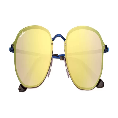 عینک آفتابی RayBan 3579N Blaze Hexagonal با لنز نارنجی تیره