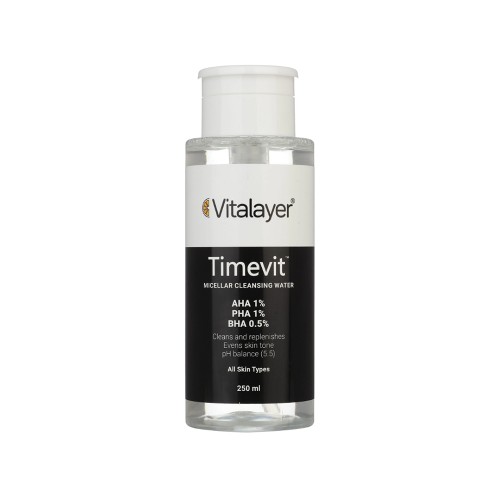 میسلار واتر ویتالیر مدل Timevit مناسب انواع پوست 250 میل