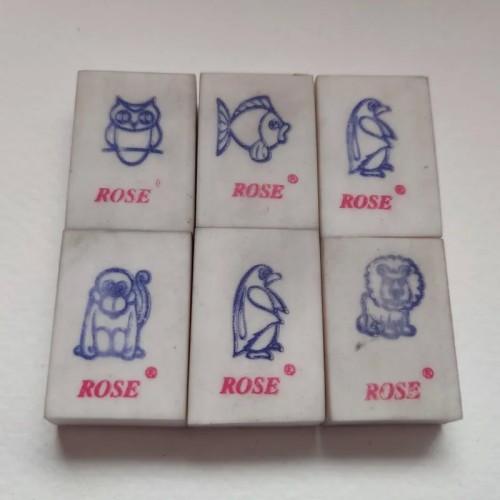 فروش 6 عدد پاک کن قدیمی و نوستالژی