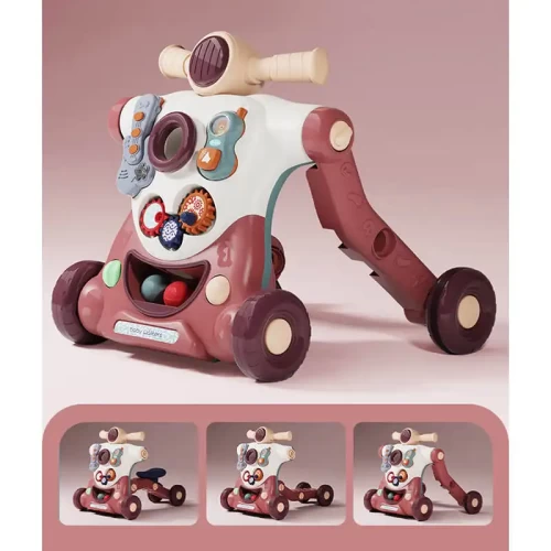 واکر کودک 4 در 1 کیکابو مدل KIKKA BOO Robo Beige