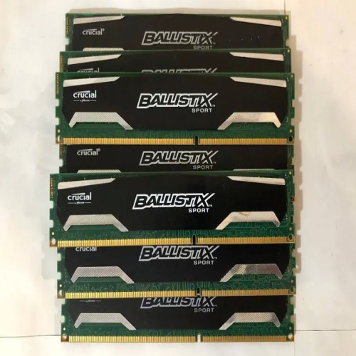 فروش رم DDR3 8 گیگ کروشیال با هیت سینک و تست شده