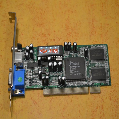 خرید کارت گرافیک قدیمی PCI Trident 3DImage9750 4MB وردسا
