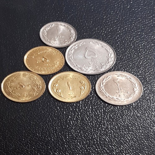 فروش ست کامل سکه‌های نیکل و زرد رنگ با تنوع بالا
