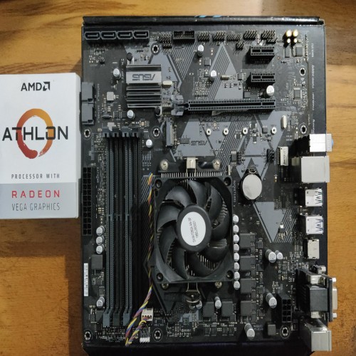 فروش باندل مادربورد ASUS B450M-A و پردازنده RYZEN 3 PRO 3200G