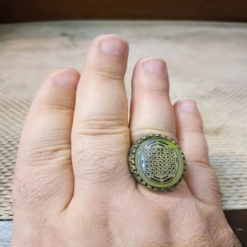 خرید انگشتر عقیق دعای هفت شرف مردانه اصل