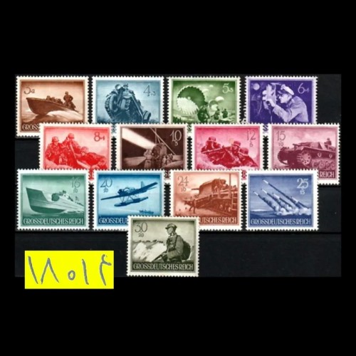 فروش سری کامل تمبر ادوات نظامی المان رایش نازی