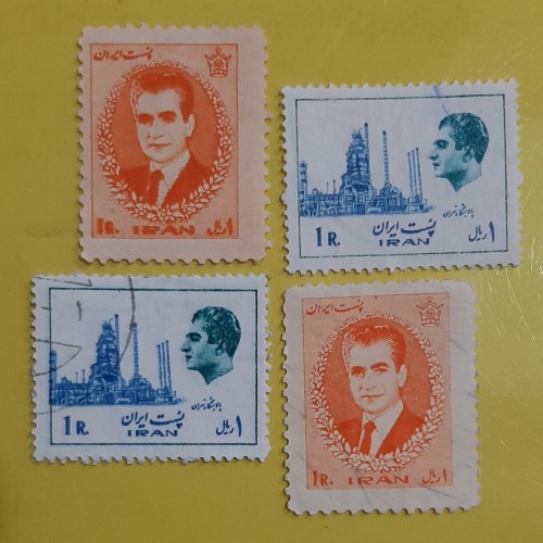 فروش 2 جفت تمبر پهلوی کد561 با کیفیت عالی