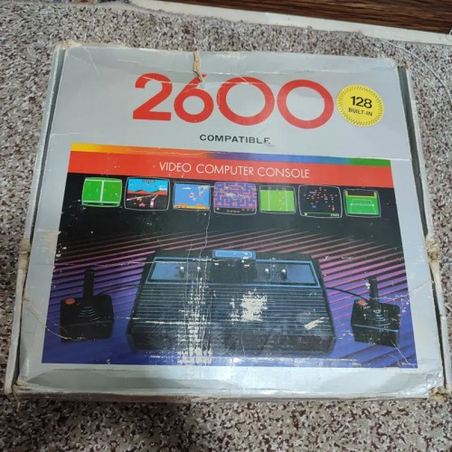 فروش آتاری 2600 دو دسته با 128 بازی در حد نو