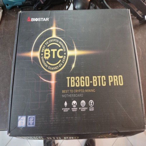 فروش باندل TB360 biostar BTC pro با جعبه کامل
