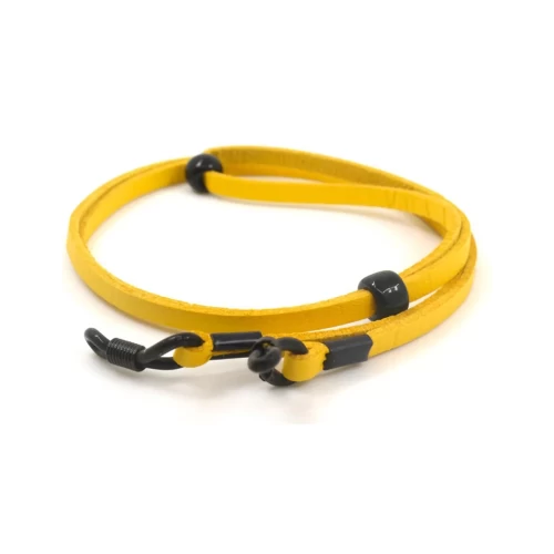 بند عینک Eaglesee Yellow Leather رنگ زرد مناسب کانادا