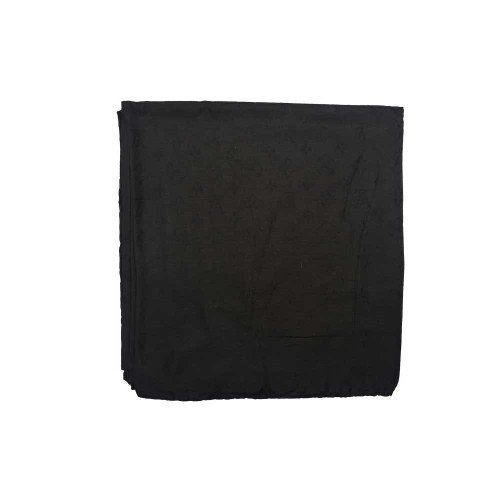 روسری نخی مشکی کد N135 - سبک و طرحدار