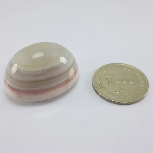 فروش نگین عقیق سه پوست معدنی