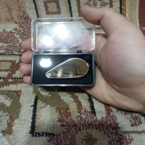 فروش ذربین جیبی تاجری بسیار کمیاب وکلکسیونی