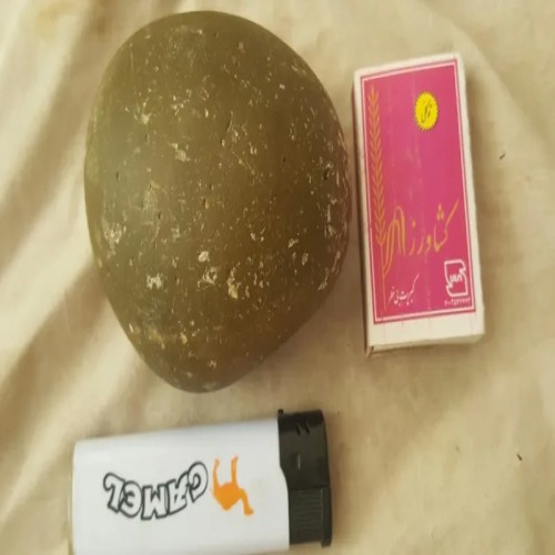 فروش سنگ راف سبز رنگ گرد طبیعی جاسپر اصل