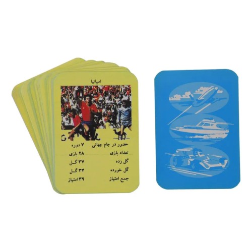 فروش کارت بازی فوتبال دهه 60 24 تایی خاطره انگیز