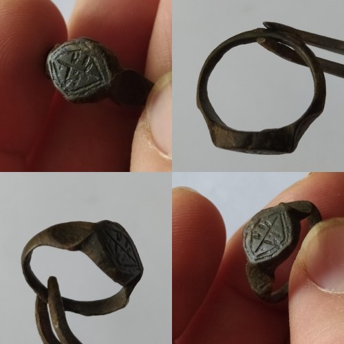 فروش انگشتر قدیمی مفرقی تیموری سایز کوچک