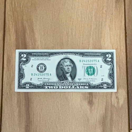 اسکناس بانکی کلکسیونی 2 دلار آمریکا 2017