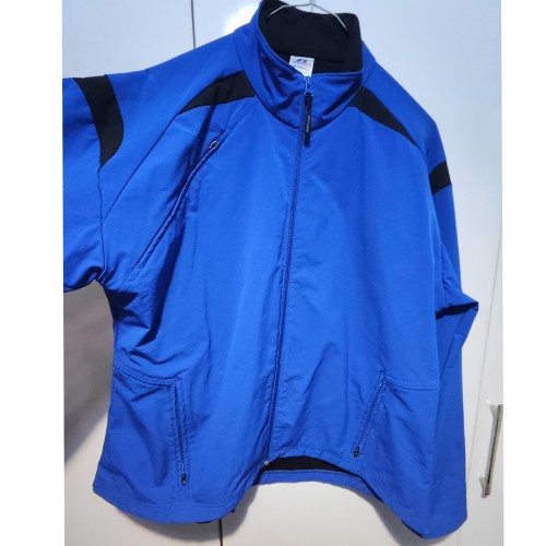 سویشرت اسپرت آبی مردانه و زنانه با زیپ و رنگ جذاب