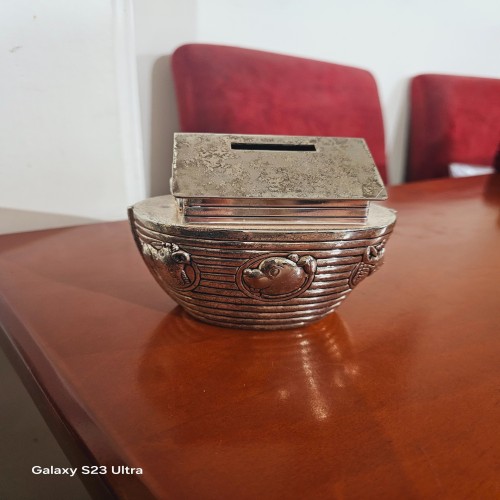 فروش قلک سیلور سنگین وزن با طراحی کشتی و بدون درب