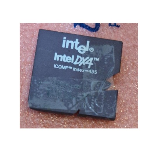 سی پی یو Intel 486 DX4 پایه طلایی شکسته و بازیافت