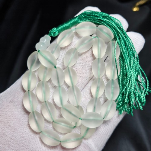 خرید تسبیح 33 دانه درشت سنگ سنتتیک با وزن 69 گرم