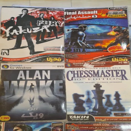 پک دوازده عددی بازی کامپیوتر نو و در حد اک
