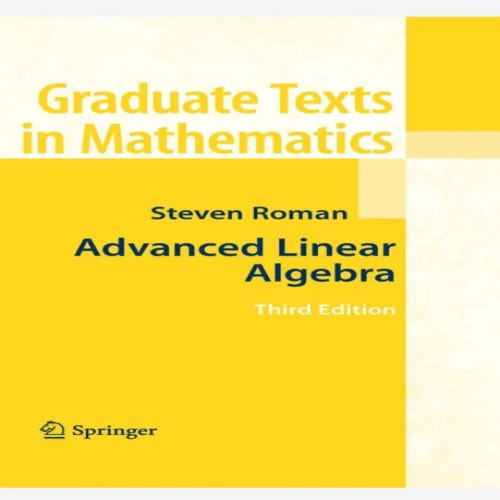 فروش Advanced Linear Algebra