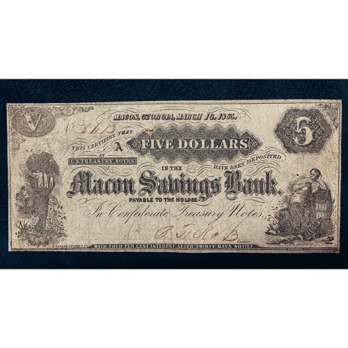 فروش برگی کمیاب تاریخ آمریکا 1863 با امضا دستی