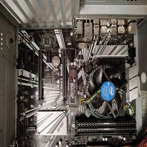 فروش باندل نسل 9 سری K Asus z390 با CPU و RAM و SSD