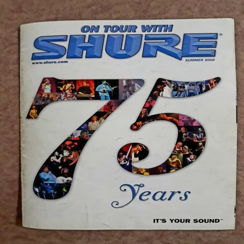 فروش مجله قدیمی کمیاب صفحه روغنی تمام رنگی SHURE