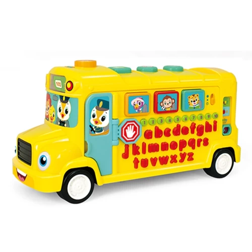 اسباب بازی اتوبوس موزیکال آموزشی هولی تویز Huile Toys