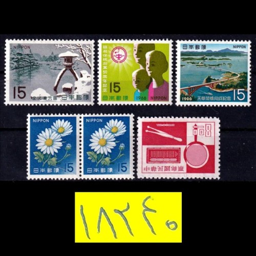 فروش سری تمبرهای ارزشمند و کمیاب ژاپن