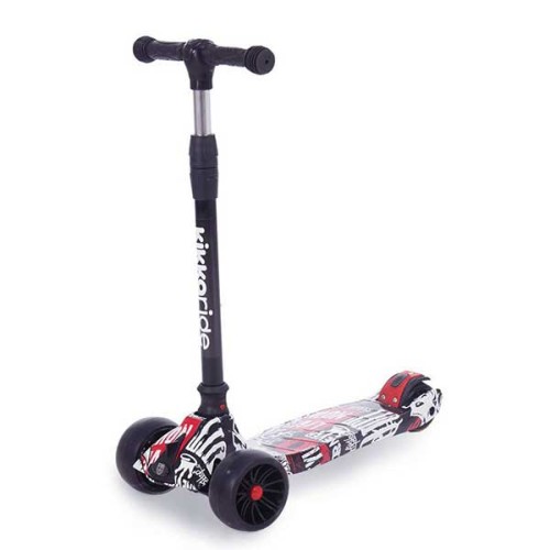 اسکوتر کودک کیکابو سیاه و سفید - مدل Rebel
