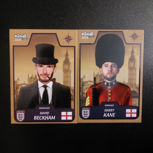 کارت کیمدی بکام رویال و هری کین رویال با ضمانت