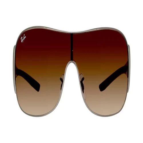 عینک آفتابی RayBan RB3321 با فریم پروانه‌ای و رنگ نقره‌ای