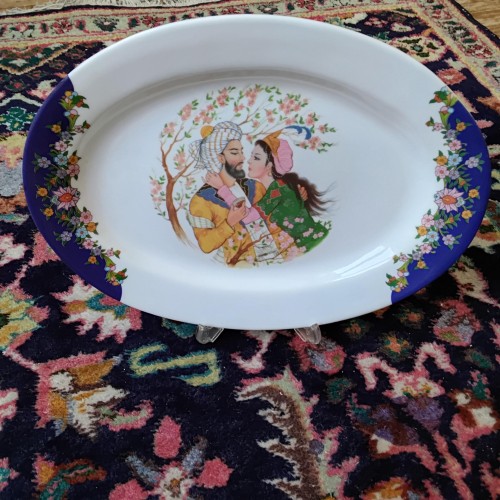 دیس لیلی و مجنون قدیمی آنتیک کمیاب و خاص