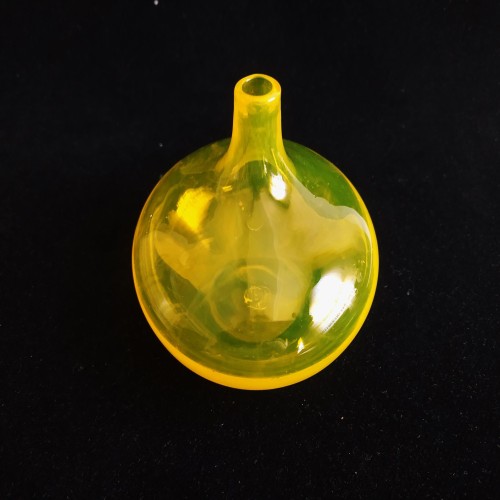 فروش سالونگ دستساز بطری شیشه ای زرد کوچک