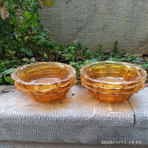 فروش سرویس 6 پارچه اجیل خوری قدیمی و رنگی