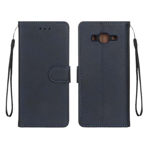 کیف موبایل مگنتی سامسونگ J5 (2015) سرمه ای با محافظ لنز