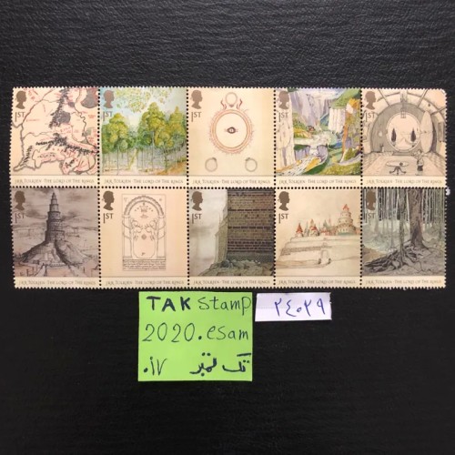 فروش سری تمبر جالب قلعه ها و پادشاه ها انگلستان