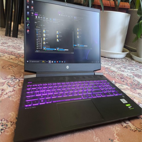 لپ تاپ HP Pavilion Gaming i5 نسل 10 در حد نو